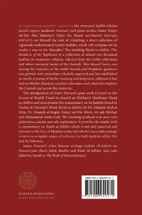Riyad as-Salihin: The Meadows of The Righteous - Abridged And Annotated