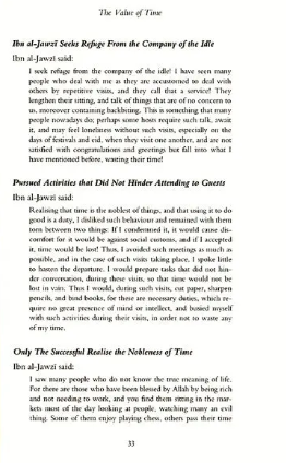 The Value of Time